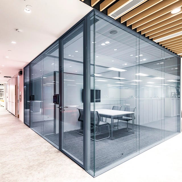 Acoustic Glass Partition